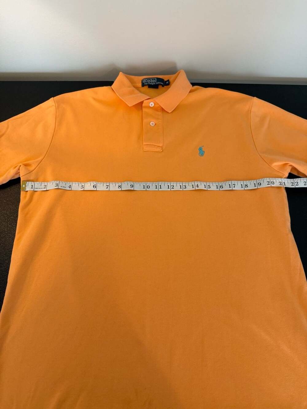 Polo Ralph Lauren Peachy Orange Short Sleeve Polo Shirt Men's Size M - Picture 4 of 7